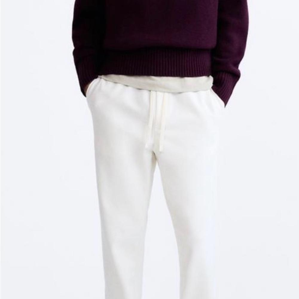 ZARA VERTICAL TEXTURED PANTS
OYSTER-WHITE . Size XL - Picture 3 of 8